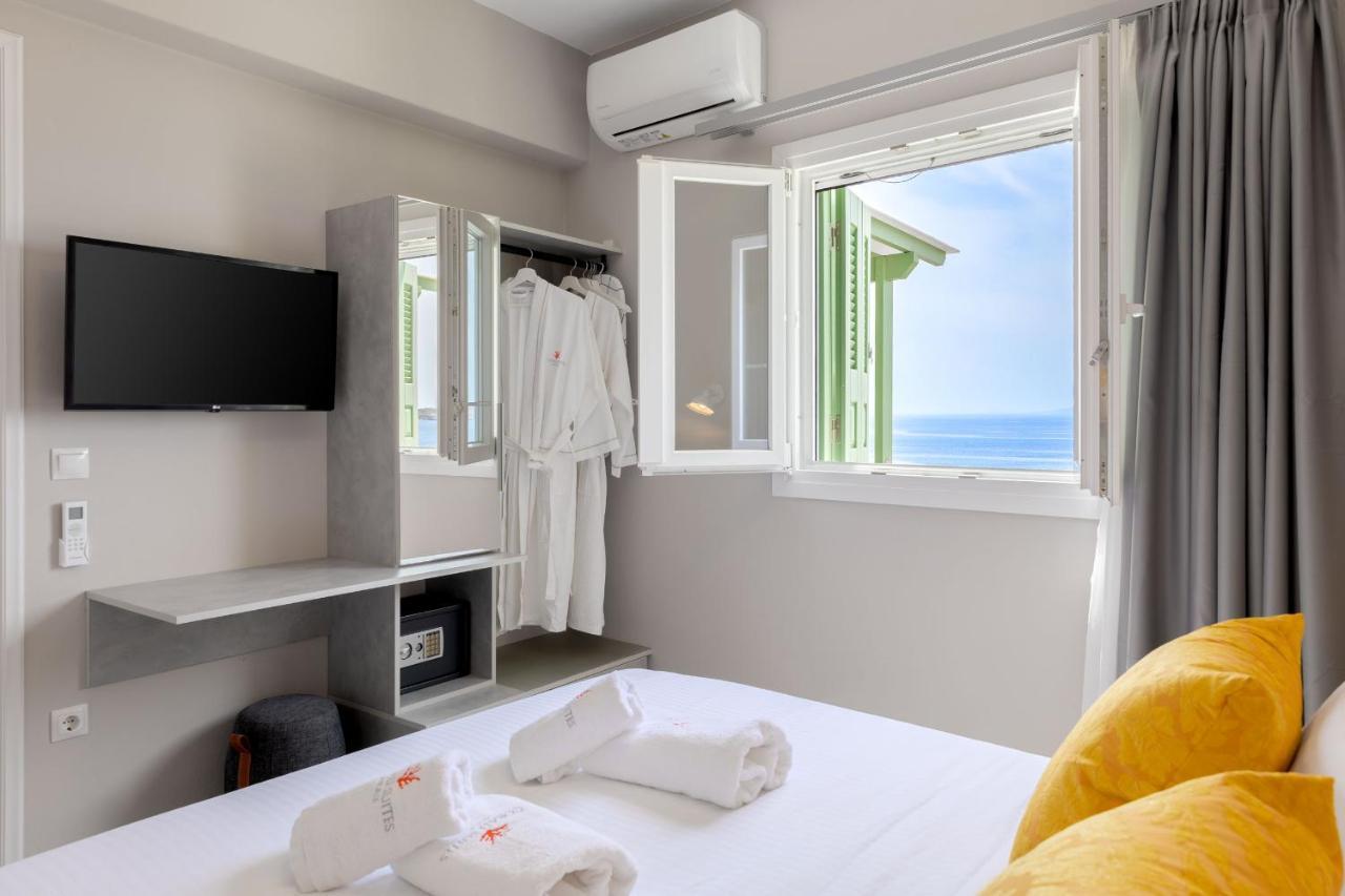 Corali Suites Andros บาทซี ภายนอก รูปภาพ